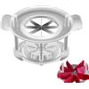 Generic Affettatrice per spicchi di lime, divisore per frutta in acciaio inossidabile, resistente e antiruggine. Gadget da cucina per tagliare facilmente arance e altri agrumi,