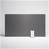 Adax Neo Compact - Convettore da parete intelligente WiFi - 1500W | Controllo smartphone | Stufetta elettrica basso consumo bagno | Scaldino Elettrico | Altezza 420 mm | Grigio KWT | IP24C