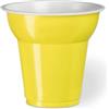 Generico 500 Bicchieri plastica CAFFE' da 70 cc | VARI COLORI | bicchierini da caffè 70ML bicchieri caffè colorati MADE IN ITALY (Giallo)