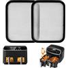 Geentargetel 2 pezzi di protezione antispruzzi in acciaio inox per Cosori CAF-R901-AEU 8,5L/Dual Blaze TwinFry 10L, protezione antispruzzi per friggitrice ad aria calda per Cosori Airfryer