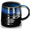 TELANKS Tazza da caffè in ceramica da 500 ml, grande tazza da tè con manico