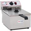 Ristoattrezzature Friggitrice Elettrica Singola Vasca, Professionale in Acciaio Inox - 10 Litri, Capacità Olio 6 Litri