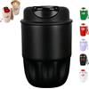 FlyShangUgo Coffee Vacuum Flask, Portable Cup for Daily Commute, Stainless Steel Insulated Insulation Vacuum Mug with Lid and Handle, Travel Bottles for Hot and Cold Beverages (C-260ml)