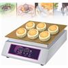 YOGAYE Pancake Maker, macchina for soufflé antiaderente 60-240℃ Controllo della temperatura Muffin Maker elettrico in acciaio inox for cucina domestica Ristorante Panetteria Tempo libero Snack Bar(Singlehead