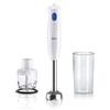 Braun MultiQuick 1 MQ10.201MWH con 5 ANNI DI ASSISTENZA, Frullatore ad Immersione Leggero, Tecnologia EasyTwist, Tritatutto da 350ml e Bicchiere da 600ml Inclusi, 450W, Bianco