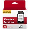 Neiber Cartucce d'inchiostro PG-575XL 575, PG-575 nero, compatibili con Canon 575 nero, inchiostro stampante 575 XL compatibile con stampante Canon Pixma TS3550i TS3551i TS3750i TR4750i TR4751i