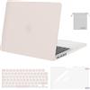 MOSISO Custodia Compatibile con MacBook Pro 14 Cover 2025 2024 2023-2021 M5 A3434 M4 A3112 A3185 A3401 M3 A2918 A2992 M2 A2779 M1 A2442, Rigida Case&Copritastiera&Pellicola&Borsa, Grigio Roccia