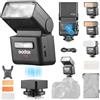 Godox iT32 con X5-O Camera Flash Kit per Olympus/Panasonic, Hotshoe/Trigger magnetico rimovibile con TTL HSS, 2.4G Wireless, Batteria integrata, Touch Screen, con diffusore, Filtri