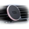 YOSH Porta Cellulare Auto Magnetico per MagSafe, [1s Installazione & Protezione in Gomma Completa], Ultra Stabile con Magneti N55, Supporto per iPhone Serie 17-12, Senza Piastra Metallica, Rosa