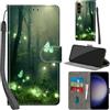Haninsuze Cover per Samsung Galaxy S24 Plus, Farfalla