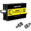 ABUNRO Convertitore AHD a HDMI, convertitore RCA a HDMI 4 in 1 composito CVBS TVI CVI AHD a HDMI VGA CVBS BNC Converter supporto 720P/1080P/3MP/4MP per monitor HDTV DVR
