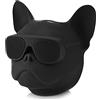 ciciglow Altoparlante Bluetooth portatile a forma di cane, altoparlante stereo wireless con lettore musicale