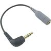 Oxxggkao Adattatore audio robusto compatibilità 3,5 mm a TRRS microfono cavo adattatore per SC3 / SC4 appassionati di dischi di viaggio Smartphone DSLR connessione