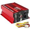 Generico AMP AUDIO CAR - Amplificatore audio stereo, booster per altoparlanti compatti | Portatore di musica automobilistica portatile, dispositivo multicanale per durata, ad alto vantaggio per gli