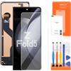 AGCUT (Schermo esterno) Schermo LCD per Samsung Z Fold 5 LCD Display per Galaxy Z Fold5 SM-F946B SM-F946U 6,2 Schermo di Ricambio Digitalizer Touchscreen Assembly con Riparazione (Nero Incell, Senza