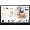 MSI PRO MP161 E2 - Monitor portatile Full HD da 15,6 pollici, pannello IPS 1920 x 1080, 60 Hz, schermo adatto agli occhi (PC, laptop, cellulare), altoparlanti, telaio e cavalletto migliorati -