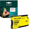 EVOKE 963 XL Inchiostro compatibile con HP OfficeJet Pro 9010 9012 9013 9015 9020 9023 9025 Giallo (giallo) 1740 pagine 25 ml