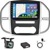 NHOPEEW Autoradio 2+64G per Mercedes Benz Vito W447 2014-2020 - Carplay senza fili e Android Auto - Stereo Android da 10,1 pollici con WiFi EQ GPS Mirror Link FM RDS