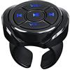 Aumotop Wireless Media Button BT5.0 Mini telecomando volante auto telecomando per riproduzione musicale selfie compatibile con dispositivi Android iOS