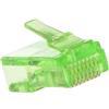 Link Confezione 100 CONNETTORI 8 Poli Cat 5E UTP Non SCHERMATO RJ45 Verde