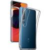REY - Pack 3X Cover in Gel TPU Trasparente per XIAOMI Mi 10 - Mi 10 PRO - Mi10, Ultra Sottile 0,33 mm, Morbido Flessibile, Custodia Silicone
