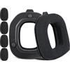 SOULWIT Cuscinetti Auricolari Ricambio per Astro A50X/A50 Gen4/A50 Gen5 Cuffie (non compatibili con A50 Gen 3), Padiglioni in Velluto e Schiuma ad Alta Densità - Nero