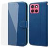 NP-Caser Cover per Motorola G57/G57 Power - Flip Caso in PU Pelle Premium Portafoglio Custodia | Kickstand | Slot per Schede | Chiusura Magnetica per MOTO G57/G57 Power