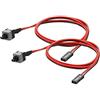 Wynrzyj 2 Pack 2 Pin SW PC cavo di alimentazione on/off interruttore computer filo 50 cm