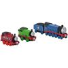 THOMAS & FRIENDS Il Trenino Thomas - Thomas, Diesel e James, set da 3 locomotive in metallo dal design classico e con connettori magnetici, ispirate ai personaggi della serie animata, 3+ anni, JNF91