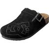 DC Shoes Pantofole da uomo Liege in nero, Nero , 40.5 EU