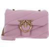 Pinko Pelle borsa a tracolla Love Puff Mini CL Sheep Nappa Light Pink + Antique Gold rosa
