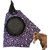 Generic Maschera per mosche di cavallo - Copertura completa per il viso con cavallo di, copertura per il viso per | Copertura anti-mosca con motivo leopardato, prodotto traspirante per la cura