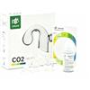 LINLAN Kit Titolatore di CO2 in Vetro - Monitor Accurato per Acquari con Fluido CO2, Carta con Sfondo Bianco e Ventosa in Silicone Trasparente,per Acquari Piantumati