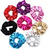 HMFSJYCR Elastico per capelli dorato lucido, accessori per capelli Y2K, stile retrò, antiscivolo, lucidi, per coda di cavallo, per rave, feste e uso quotidiano, circa 9 cm, set di 8 colori