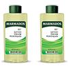 MARMARA 2x 400ml MARMARA Marmados Limone Kolonya 80° | Eau de Cologne al limone | Dopobarba | Cura della rasatura | profumo da barbiere | Acqua profumata al profumo di limone