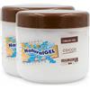 Generico NaturalGEL Gel Crema al Cocco, Fissaggio Forte, 500ml, per Tutti i Tipi di Capelli, Confezione da 2 o 4 (2, 500, Millilitri)
