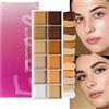 Generic Palette per contouring, palette di fondotinta in crema a 12 colori, trucco per il viso per ufficio, matrimoni, appuntamenti, feste, balli scolastici, viaggi, artisti per pelle matura sotto gli occhi