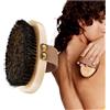 Glov Dry Brushing Body Brush Mini Massaggiatore per Esfoliazione e Cura della Pelle con Setole in Crine di Cavallo e Tecnologia Ionica per Un Massaggio Rilassante Rivitalizzante