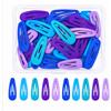 Tolenre Fermagli Capelli per Ragazza, 30Pcs Colorati Clips per Bambina, 3cm Fermagli per Capelli a Scatto, Mini Mollette per Capelli Bambina, Forcina per Ragazza, Fermaglio Colorati per Bambini (Freddo)