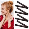 Elegaperma 4 fasce per capelli per chignon