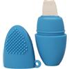 ZEPFJHE Spazzola in silicone per la pulizia del viso, spatola per la rimozione dei punti neri e la cura della pelle sensibile, detergente delicato per i pori
