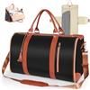 Geestock Borsa Porta Abiti da Viaggio per Donna, 2 in 1 Convertibile Borsone da Viaggio con Pouch Scarpe, Bagaglio a Mano Borsa per Abito per Viaggi di Lavoro, Matrimoni, Vacanze (Nero)