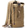 FANDARE Borsa a Secchiello in Tela Borsone Leisure Viaggio Retrò e Minimalista Zaino a Spalla Unisex per Uomo e Donna Capiente e Leggera per Sport Vacanze e Lavoro