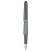 DIPLOMAT - Penna stilografica Aero Grigio - Punta media - Elegante ed elegante - Durevole - Garanzia di 5 anni - Grigio