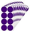 YIKIADA 50 mm Adesivi Rotondi Colorati - Etichette Autoadesive Colorate a Punti, Viola - 80 Pezzi