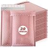 Kinmsito 30 buste a bolle d'aria, oro rosa