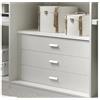 MERCATONE GERMANVOX da oltre 40 anni arr Cassettiera Interna Armadio 3 Cassetti Grigio Perla 87,2x44x58,5 cm