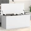 Generico Contenitore Portaoggetti Bianco 100x42x46 cm Legno Multistrato,Mobili,Armadietti e portaoggetti,Bauli e cassapanche-840660