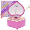 KNBMCAV Carillon per Pianoforte,Scatola Musicale Portagioie con Ballerina Roteante, La Decorazione della Scrivania Regalo di Compleanno di San Valentino di Natale, Collezionisti Ornamento