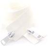 NEFLUM 5# Cerniera Impermeabile in Nylon 60-150cm Cerniera Invisibile Sostituzione Cerniera Abbigliamento Abbigliamento Accessori per Cucire, Bianco, 100cm